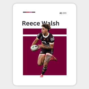 Reece Walsh Brisbane Broncos Sticker